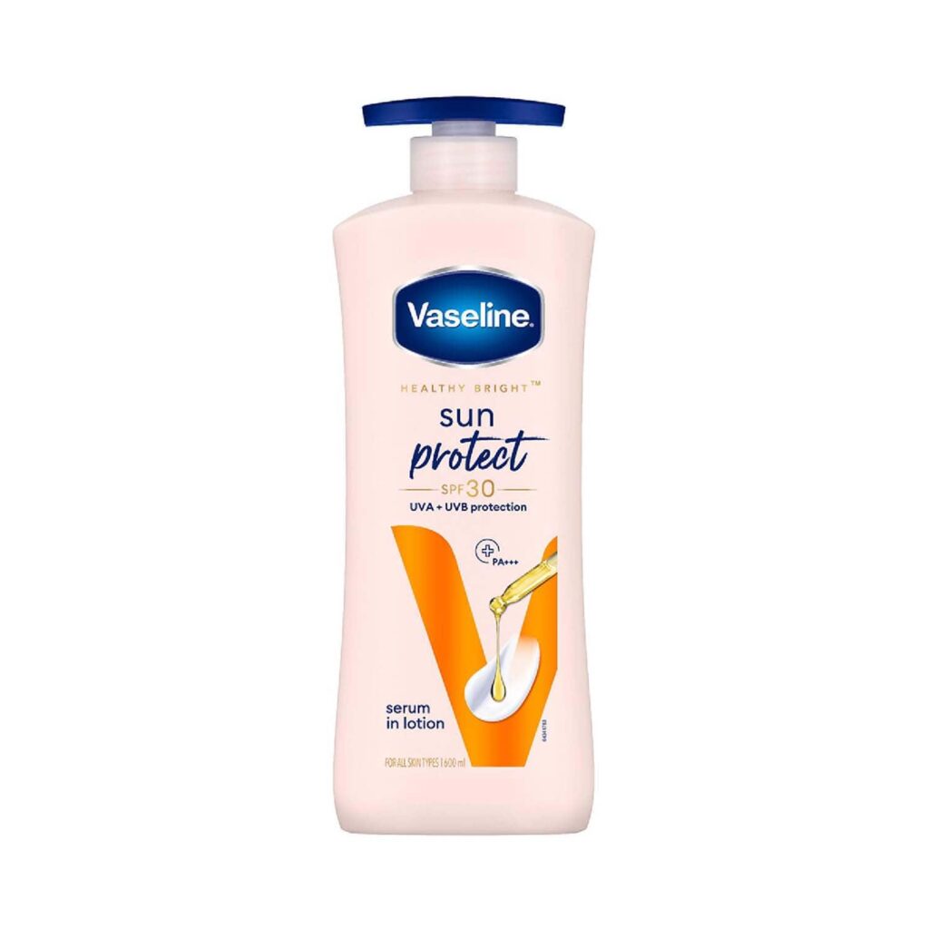 Vaseline Sun Protect SPF 30 UVA + UVB PA+++ Body Lotion (600 ml) - Vaseline