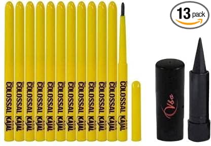 VBA Kajal with Colossal Kajal Revolving Pencils Pack of 12 (13 Items in the set)