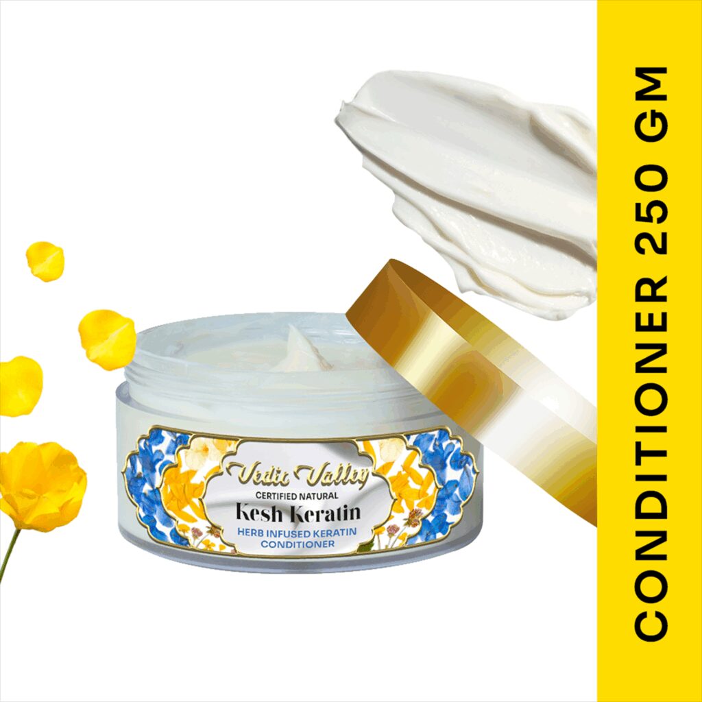 Vedic Valley Kesh Keratin Natural Conditioner - (250g) - Vedic Valley