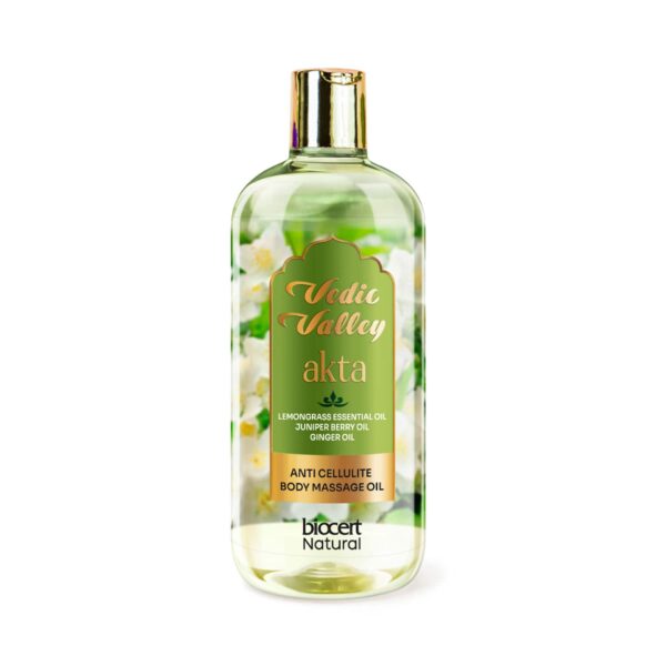 Vedic Valley Lemongrass Anti Cellulite Natural Body Massage Oil - (300ml) - Vedic Valley