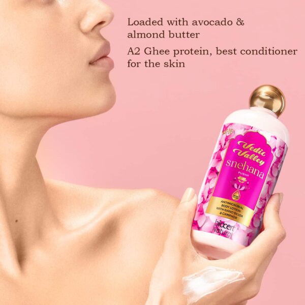 Vedic Valley Pushp Natural Body Lotion - (300ml) - Vedic Valley