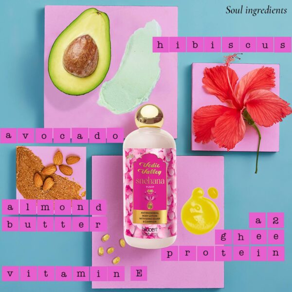 Vedic Valley Pushp Natural Body Lotion - (300ml) - Vedic Valley