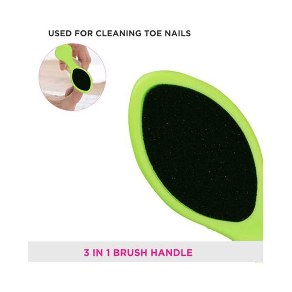 Vega 3 in 1 Pedicure Brush Kit Tool for Cleanse Scrub & File Dead Skin (PD-20) (58 g) - Vega