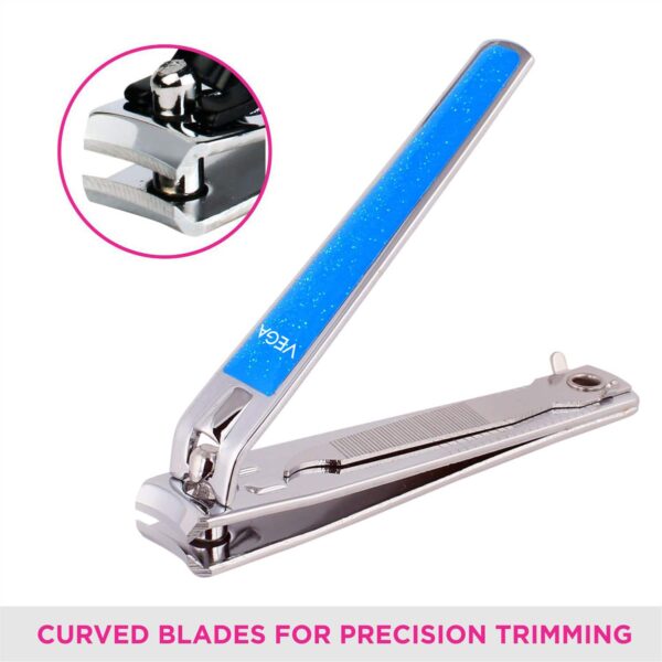 Vega 3 in 1 Pedicure Tool & Large Nail Clipper 2 Pieces (VCP-09) (121 g) - Vega