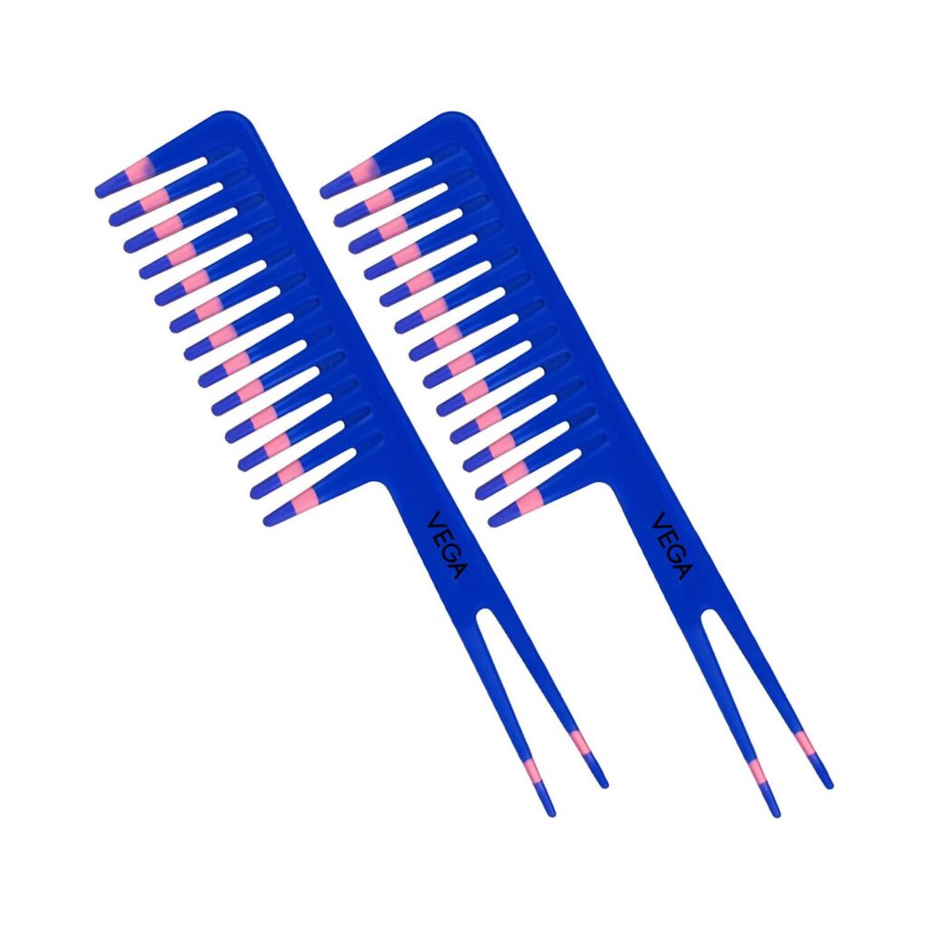 Vega Colouring Hair Comb for Men and Women Pack of 2 (VC21270) (21 g) - Vega