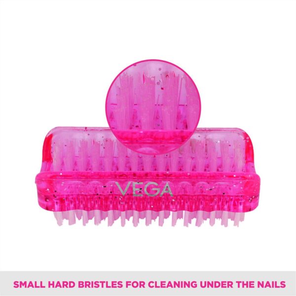Vega Dual Surface Nail Brush Blue Pack of 2 (37 g) - Vega