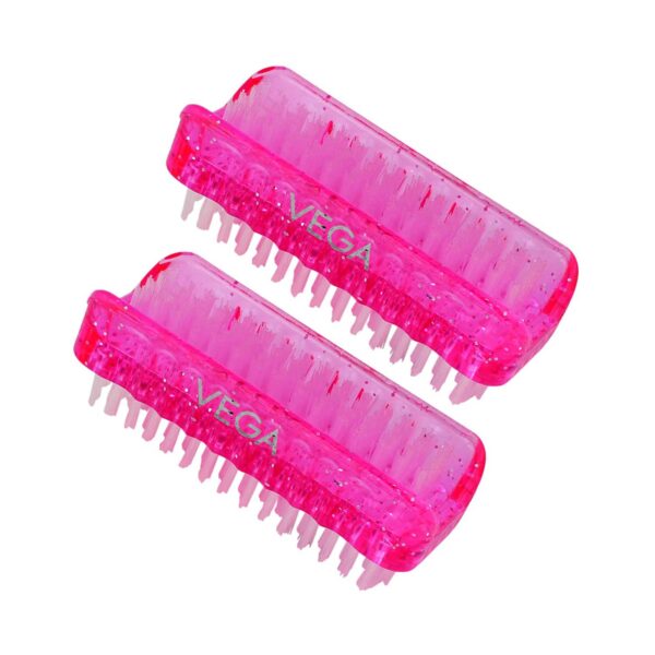Vega Dual Surface Nail Brush Blue Pack of 2 (37 g) - Vega