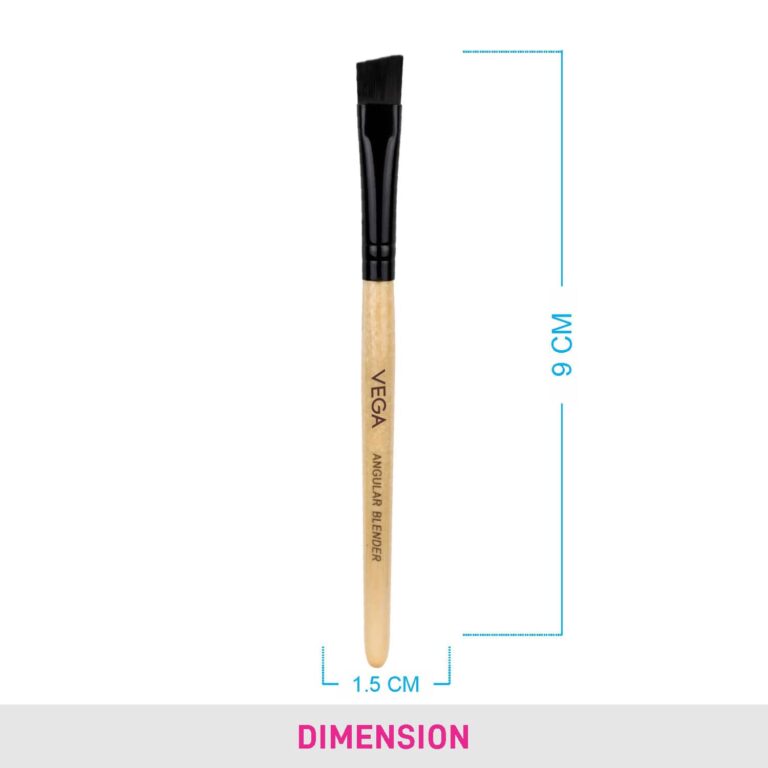Vega Eye Shadow Brush Medium - Wooden (M) (EV-02) (10 g) - Vega