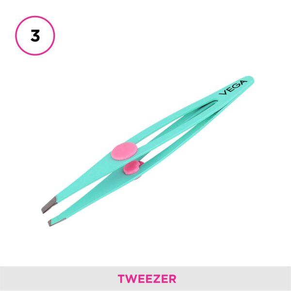 Vega Eyelash & Brow Set of 3 Tools (EBS-01) (71 g) - Vega