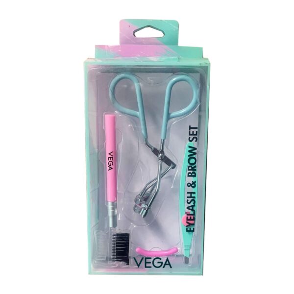 Vega Eyelash & Brow Set of 3 Tools (EBS-01) (71 g) - Vega