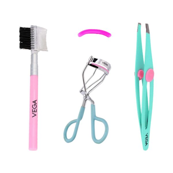 Vega Eyelash & Brow Set of 3 Tools (EBS-01) (71 g) - Vega