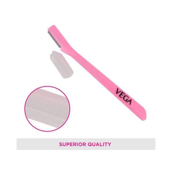 Vega Face Razor Eyebrow Shaper for Women Pack of 3 Reusable Razor for Face (ESS-01) (28 g) - Vega