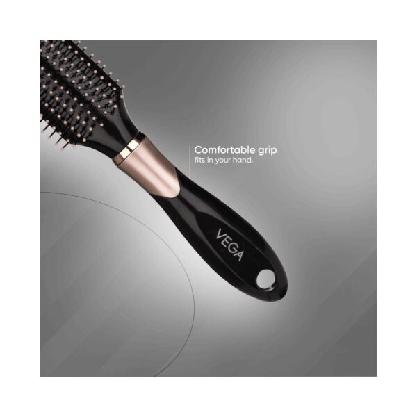 Vega Flat Hair Brush for Men and Women Reduces Snags Detangle & Add Volume to Hair (E34-FB) (76 g) - Vega
