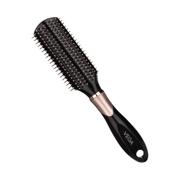 Vega Flat Hair Brush for Men and Women Reduces Snags Detangle & Add Volume to Hair (E34-FB) (76 g) - Vega