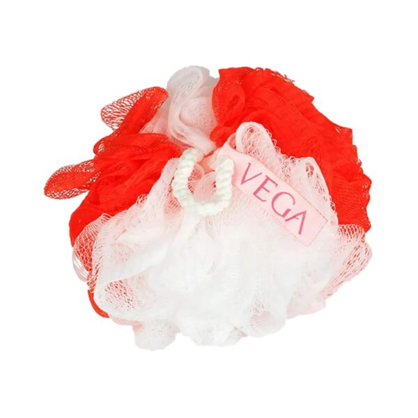Vega Fluffy Sponge Bath Shower Loofah Sponge Scrubber Exfoliator for Women and Men (BA-3/4) (63 g) - Vega