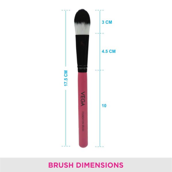Vega Foundation Blender Brush for Makeup Easy to Blend (MBP-04) (15 g) - Vega