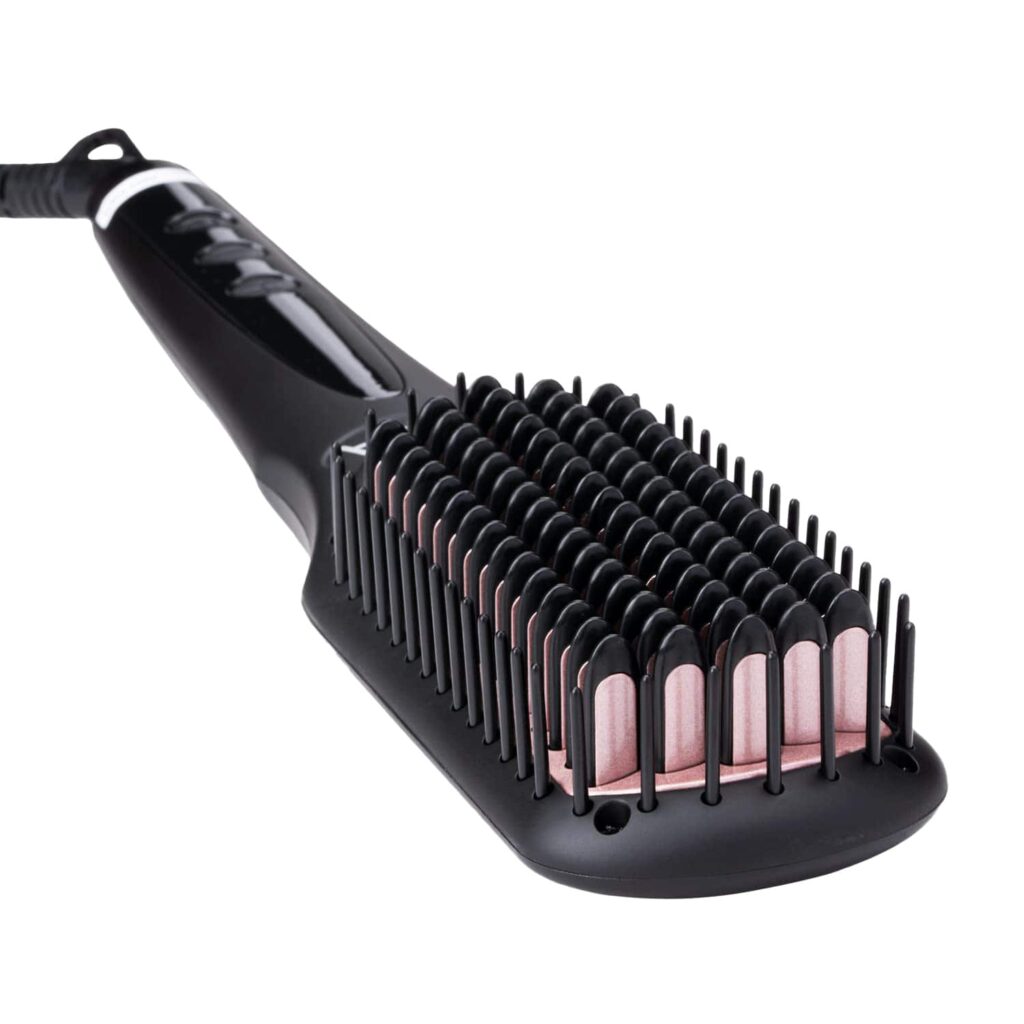 Vega Hair Straightener Brush with Ionic Technology & 16 Temperature Settings (VHSB-04) (395 g) - Vega
