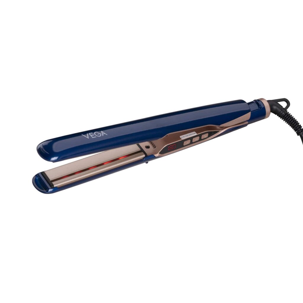 Vega Infra-Style Hair Straightener for Women with Adjustable Temperature Settings (VHSH-35) - Vega