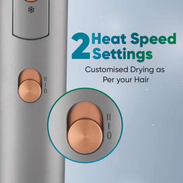Vega Ionic 1400W Hair Dryer for Men & Women with Ionic Technology & Cool Shot Button VHDH-28 (123 g) - Vega