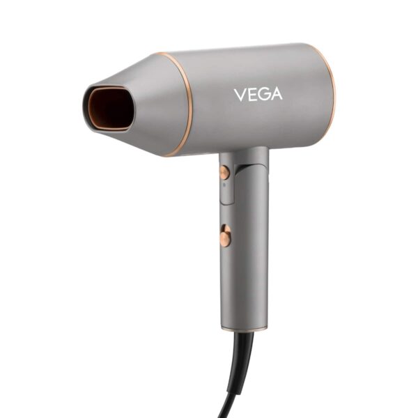 Vega Ionic 1400W Hair Dryer for Men & Women with Ionic Technology & Cool Shot Button VHDH-28 (123 g) - Vega