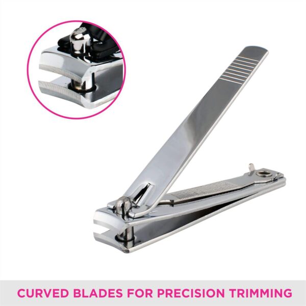 Vega Large Nail Clipper Colour May Vary Pack of 2 (VC2LNC-02) (50 g) - Vega