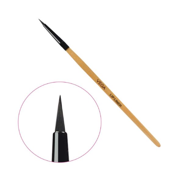 Vega Lip Liner with Wooden Handle and Natural Animal Synthetic Hair (EV-15) (8 g) - Vega