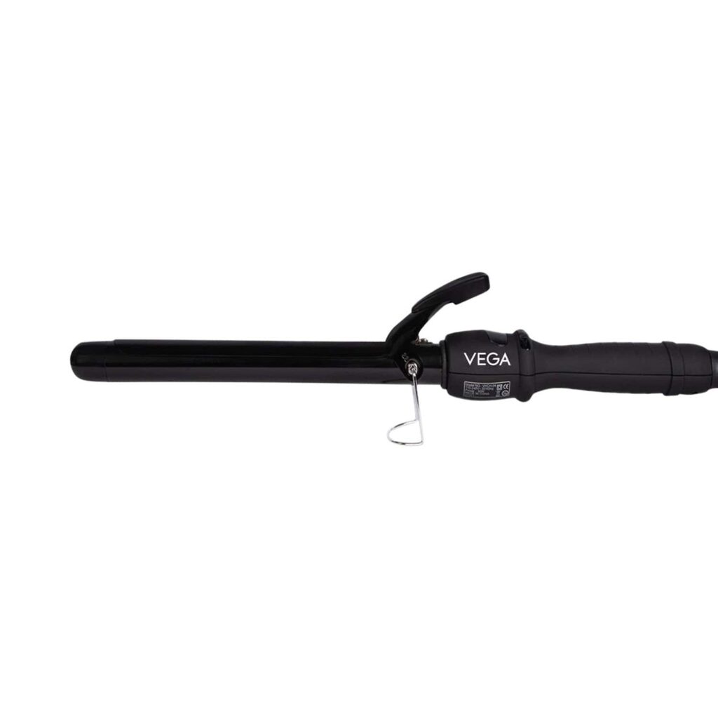 Vega Long Curl Hair Curler-22 mm with Ceramic Coated Barrel & LCD Temperature Display VHCH-04(123 g) - Vega