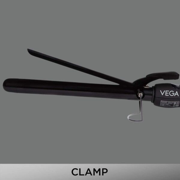 Vega Long Curl Hair Curler-22 mm with Ceramic Coated Barrel & LCD Temperature Display VHCH-04(123 g) - Vega
