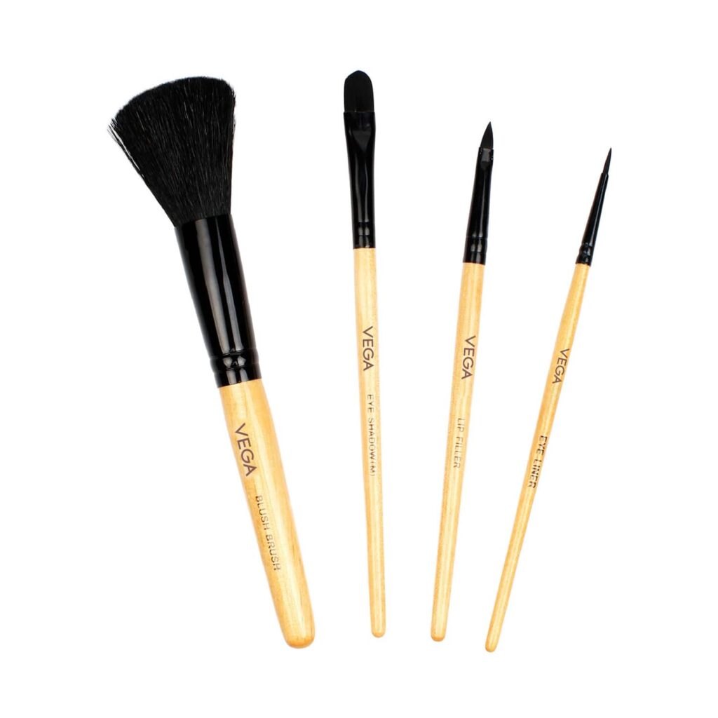 Vega Make Up Brush Set of 4 (EVS-4) (35 g) - Vega