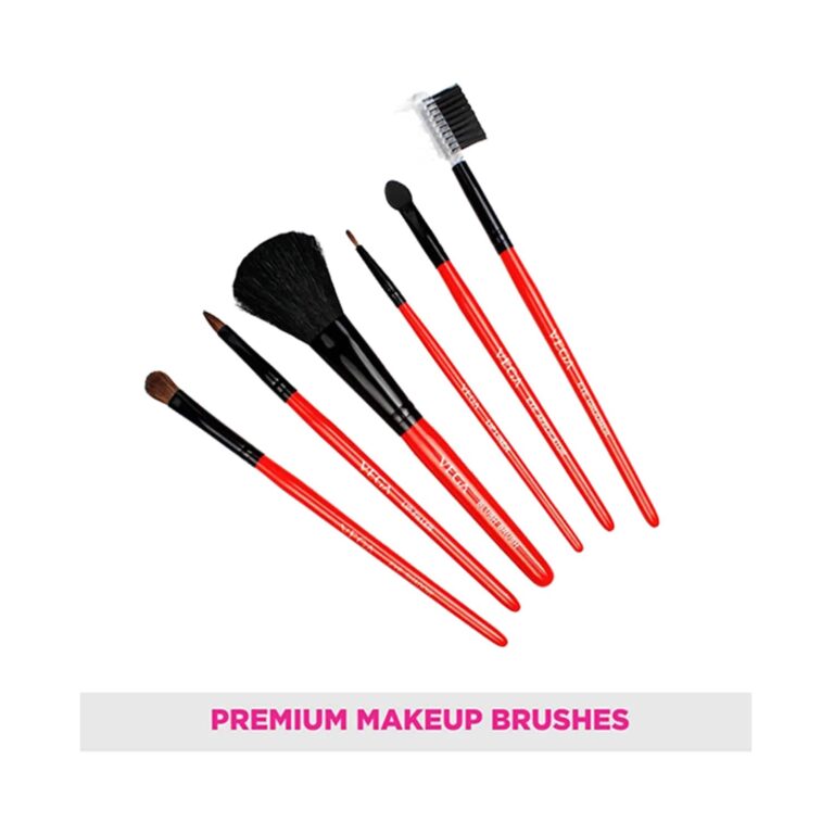 Vega Make-Up Brushes Set of 6 (MBS-06) (53 g) - Vega