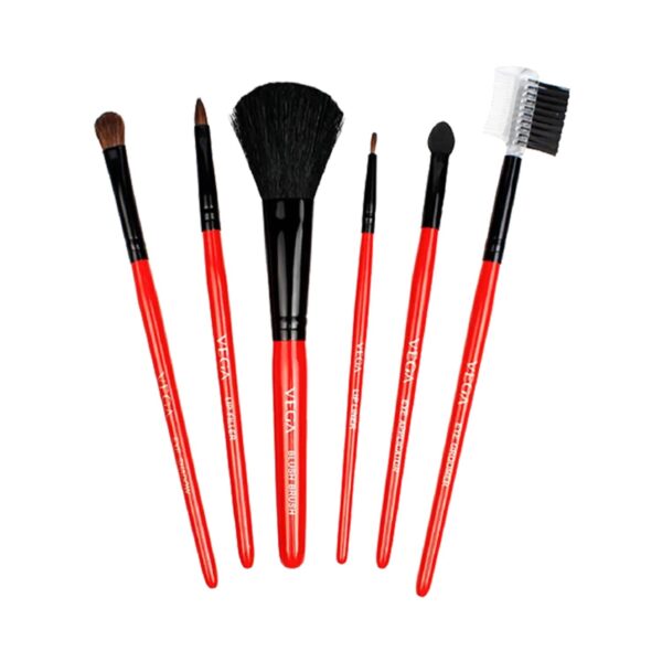 Vega Make-Up Brushes Set of 6 (MBS-06) (53 g) - Vega