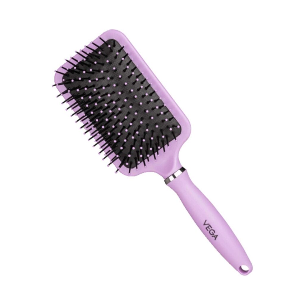 Vega Paddle Hair Brush for Men and Women Reduces Snags Detangle and Tangles (E32-PB) (103 g) - Vega