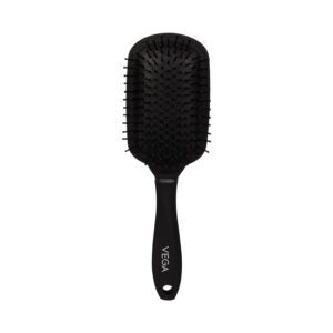 Vega Paddle Hair Brush for Women & Men Smooth Hair Color May Vary (E11-PB) (142 g) - Vega