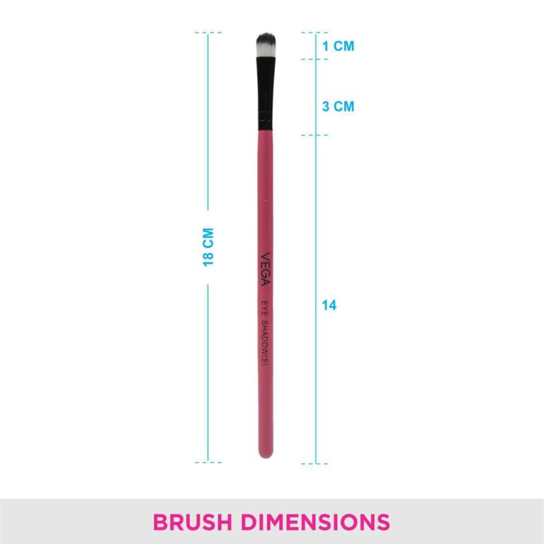 VEGA Premium Collection Eye Shadow Blending Brush Set Smoky Eye Shadow Small (MBP-07) (16 g) - Vega
