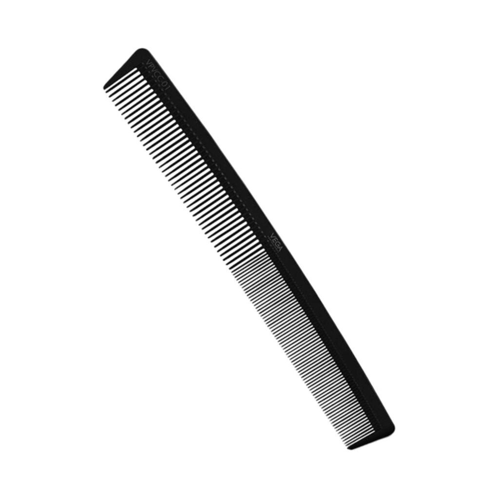 VEGA Professional Carbon Cutting Comb 6.75 VPVCC-02 - Black Line (12 g) - VEGA Professional