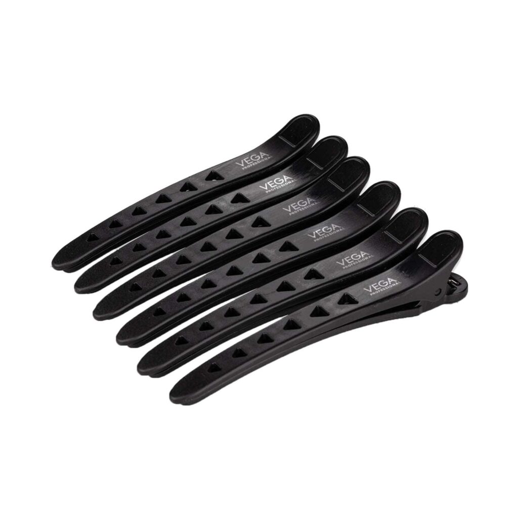 VEGA Professional Carbon Section Clips For Sectioning VPHSC-01 - Black (6 Pcs) - VEGA Professional