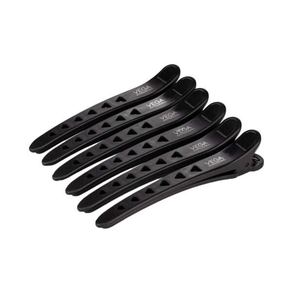VEGA Professional Carbon Section Clips For Sectioning VPHSC-01 - Black (6 Pcs) - VEGA Professional