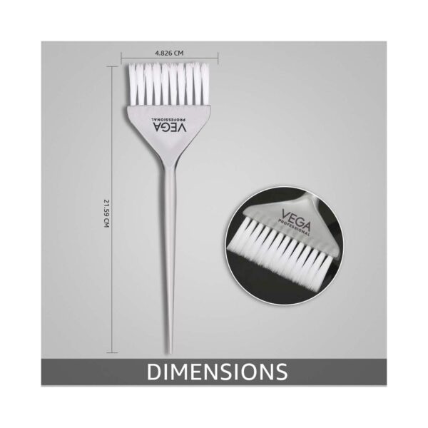 VEGA Professional Medium Tinting Brush For Balayage VPHTB-02 - Grey (14 g) - VEGA Professional