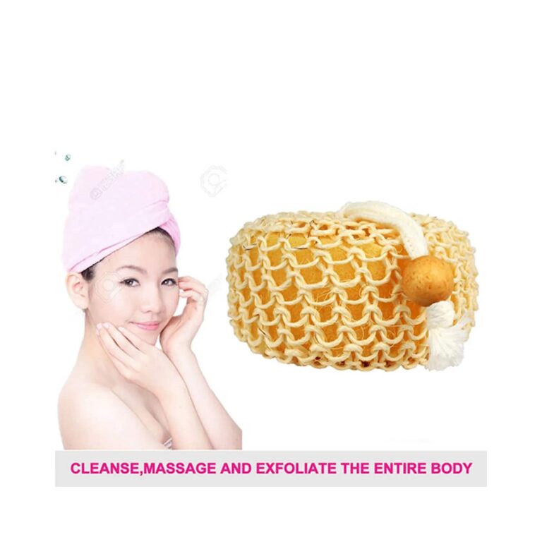 Vega Sisal Ball Bath Sponge for Cleanse Massage and Exfoliate (NBA 3/3) (52 g) - Vega