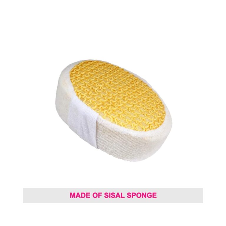 Vega Sisal Sponge Relaxer Bath Shower Loofah Scrubber Exfoliator for Women & Men (NBA 3/2) (58 g) - Vega