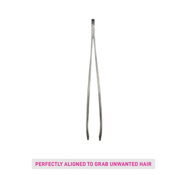 Vega Slant Tip Tweezer - Silver (TW-03) - Vega