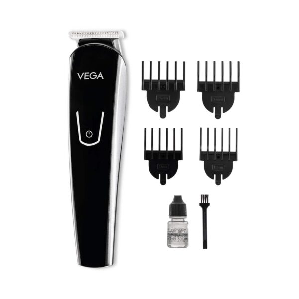Vega T-Amaze Beard Trimmer for Men with 4 Comb Attachments 60 Min Run Time (VHTH-13) (549 g) - Vega
