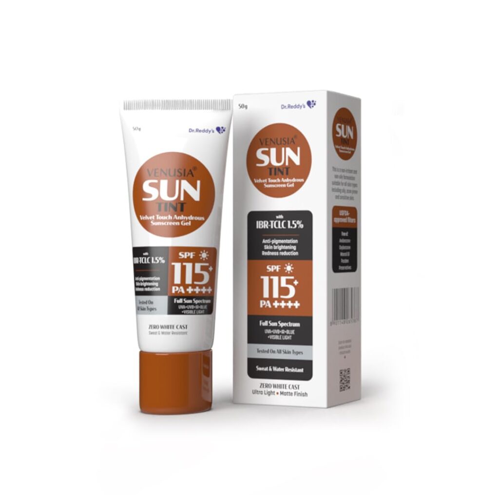 VENUSIA Dr. Reddy's Sun Tint SPF 115|India's First Sunscreen with the Highest SPF|Matte-finish|Full Spectrum 12-Hour Protection|Reduces Pigmentation|Zero White...