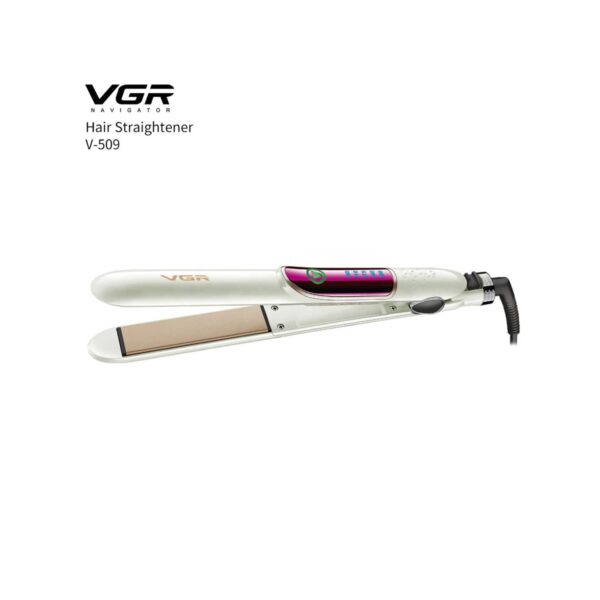 VGR V-509 2.5 CM Wide Plate Hair Straightener With Ceramic Coated Plate & Uniform Heat Technology - VGR