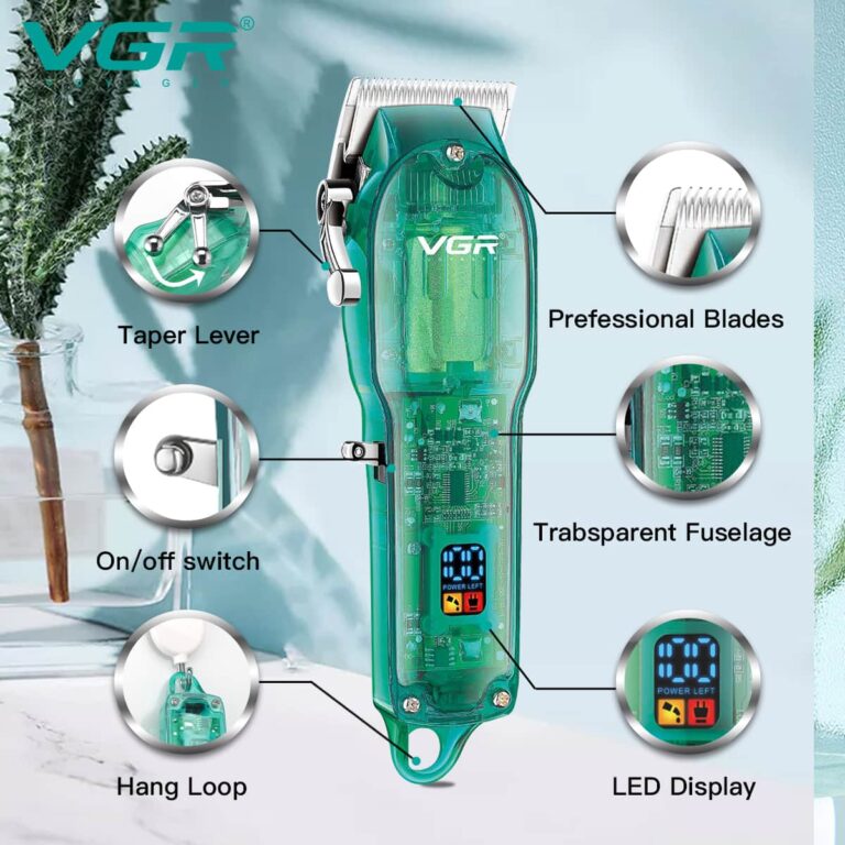 VGR V-660 Trimmer 200 min Runtime 4 Length Settings - VGR
