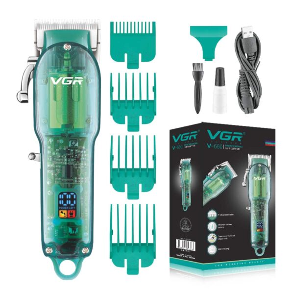 VGR V-660 Trimmer 200 min Runtime 4 Length Settings - VGR