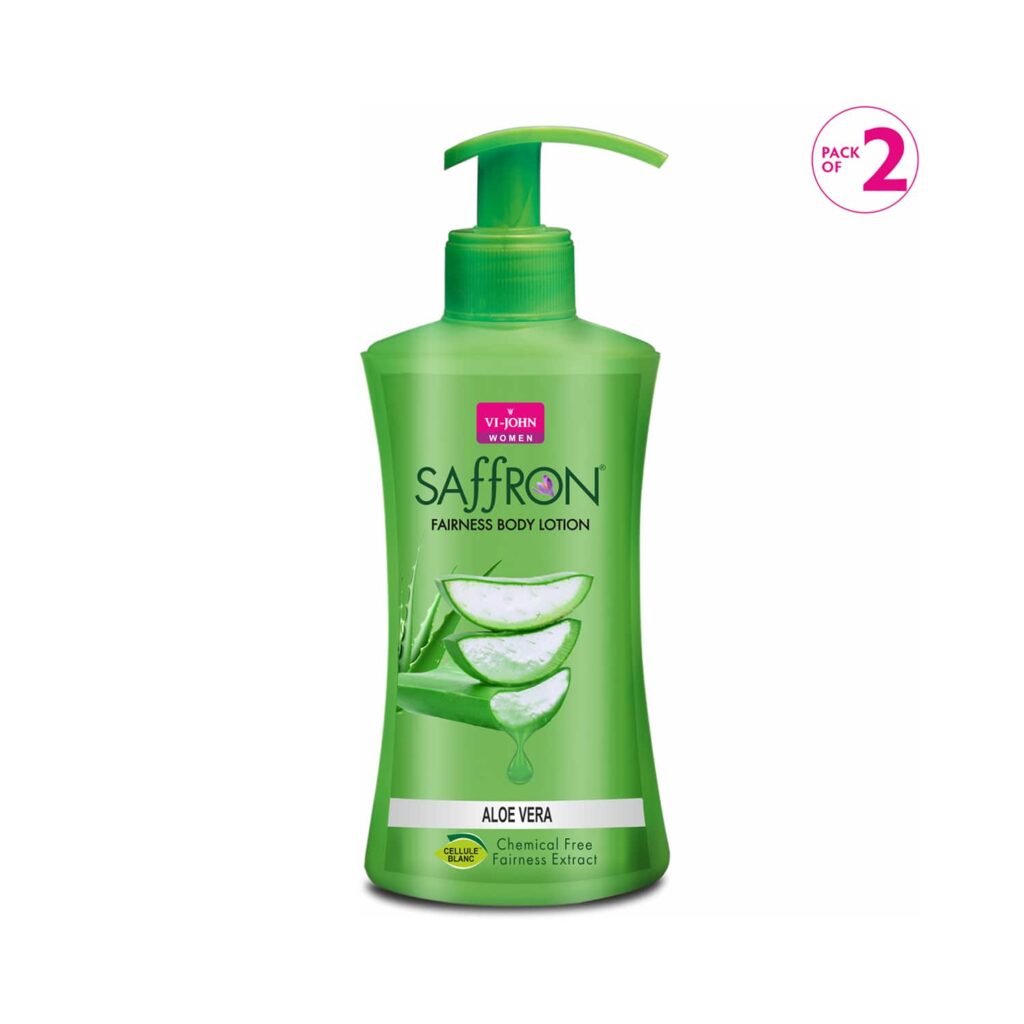 VI-JOHN Aloe Vera Fairness Body Lotion (Pack of 2) - VI-JOHN