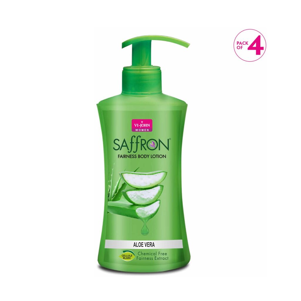 VI-JOHN Aloe Vera Fairness Body Lotion (Pack of 4) - VI-JOHN