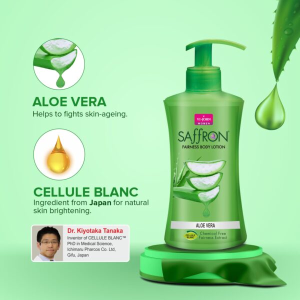 VI-JOHN Aloe Vera Fairness Body Lotion (Pack of 4) - VI-JOHN