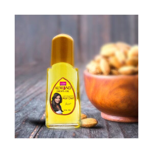 VI-JOHN Ayurvedic Almond Hair Oil (200ml) - VI-JOHN